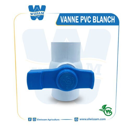 VANNE PVC BLANCH
